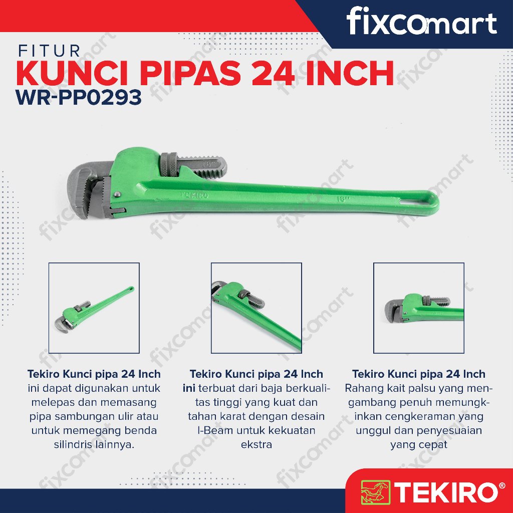 Tekiro Kunci Pipa 24 Inch