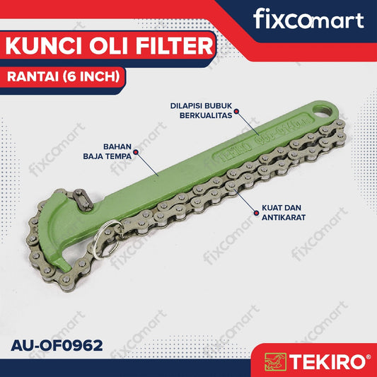 Tekiro Kunci Oil Filter Rantai 6 Inch