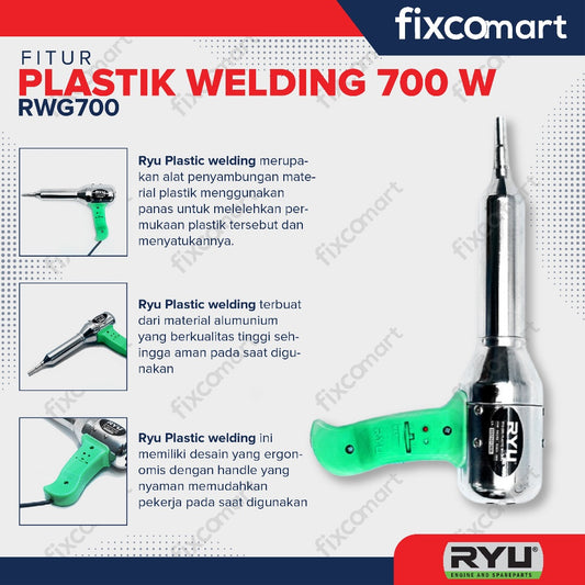 RYU PLASTIC WELDING 700 WATT - MESIN LAS PVC PLASITC