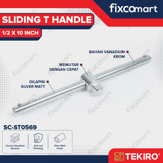 Tekiro Gagang Sock T 1/2 X 10 Inch / Tekiro Sliding T Handle