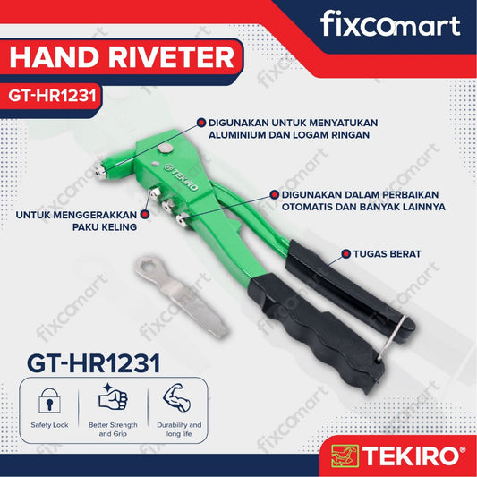 Tekiro Hand  Rivet / Tang Rivet 2-10 Mm