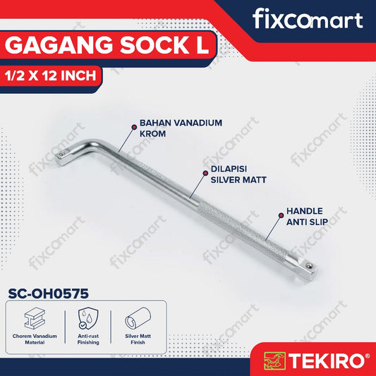 Tekiro Gagang Sock L 1/2 X 12 Inch / Tekiro Offset Handle