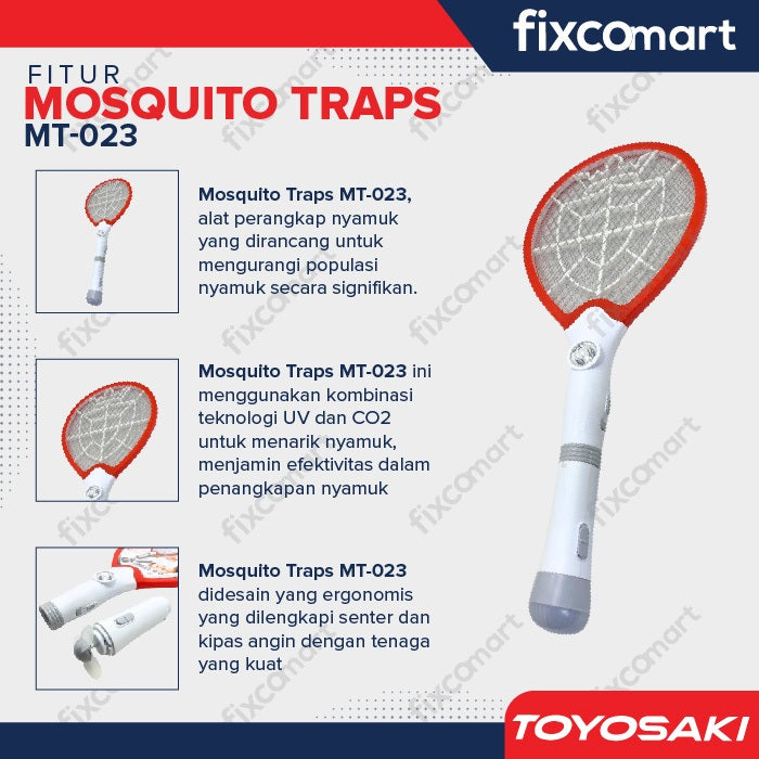 TOYOSAKI Raket Nyamuk - MT023