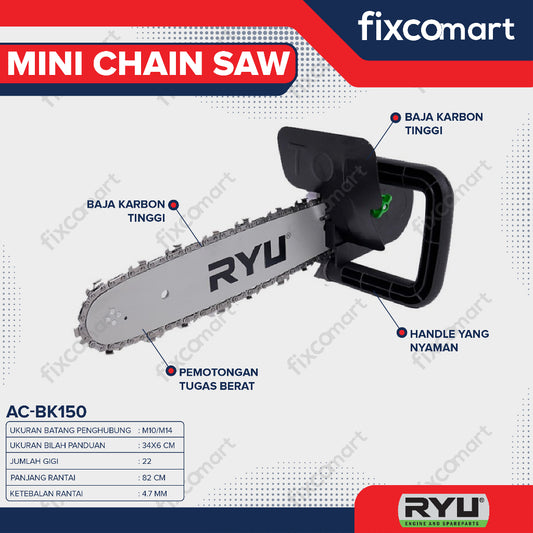 Ryu Mini Chain Saw / Adaptor Gergaji Mesin Gerinda Tangan