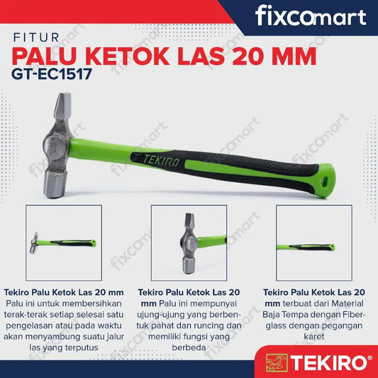 Tekiro Palu Ketok Las 20 mm / Palu Ketok FIXCOMART