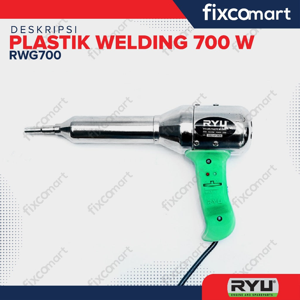 RYU PLASTIC WELDING 700 WATT - MESIN LAS PVC PLASITC