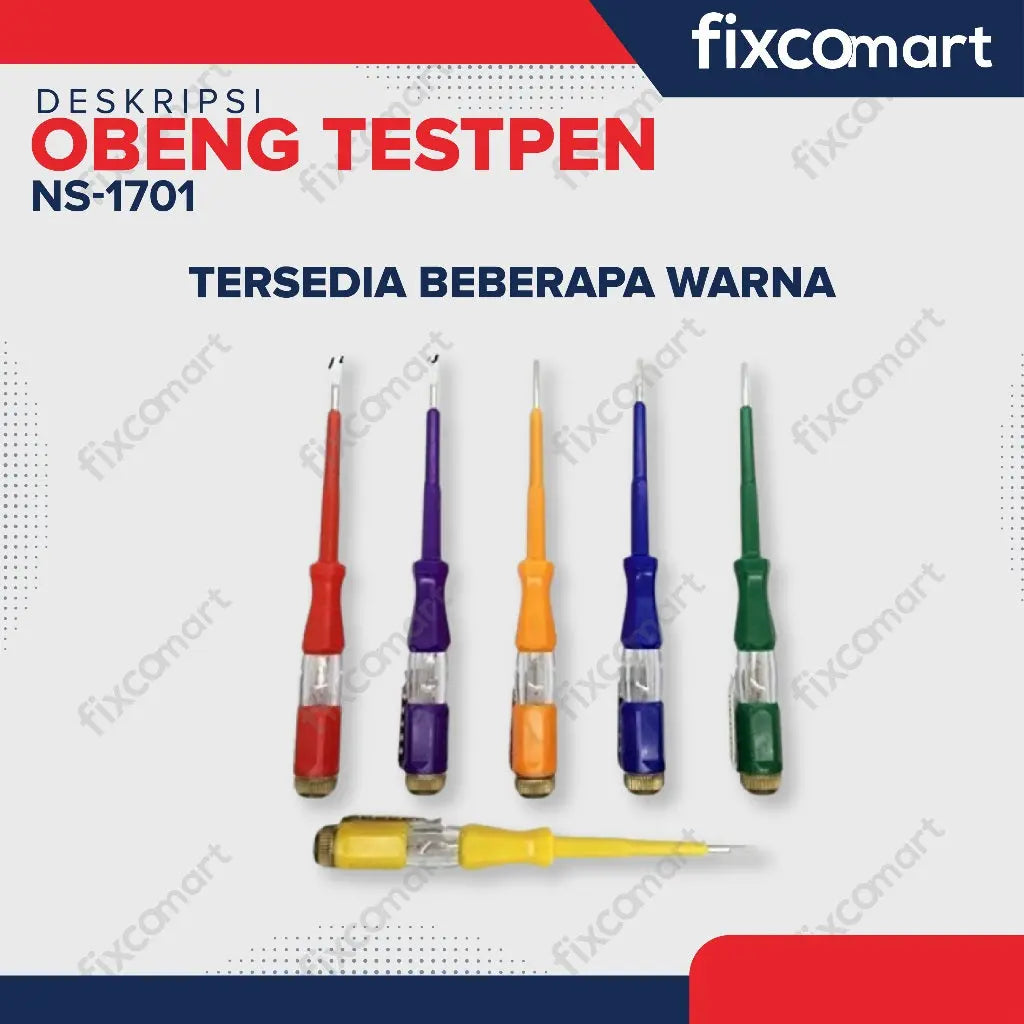 Boss Obeng Test Pen Cek Tegangan Listrik FIXCOMART