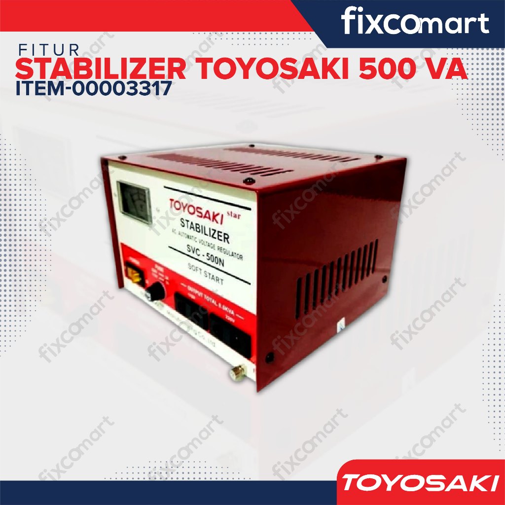 Toyosaki Stabilizer Stavol Listrik Stabiliser 500VA 1000VA 2000VA 3000VA 5000VA