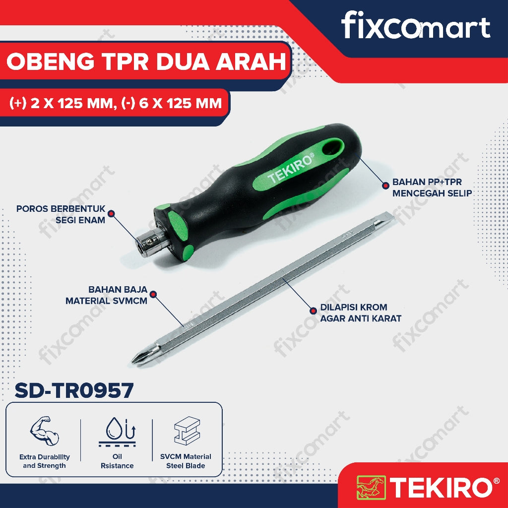 Tekiro Obeng Tpr Dua Arah / Tekiro Obeng 2 Arah