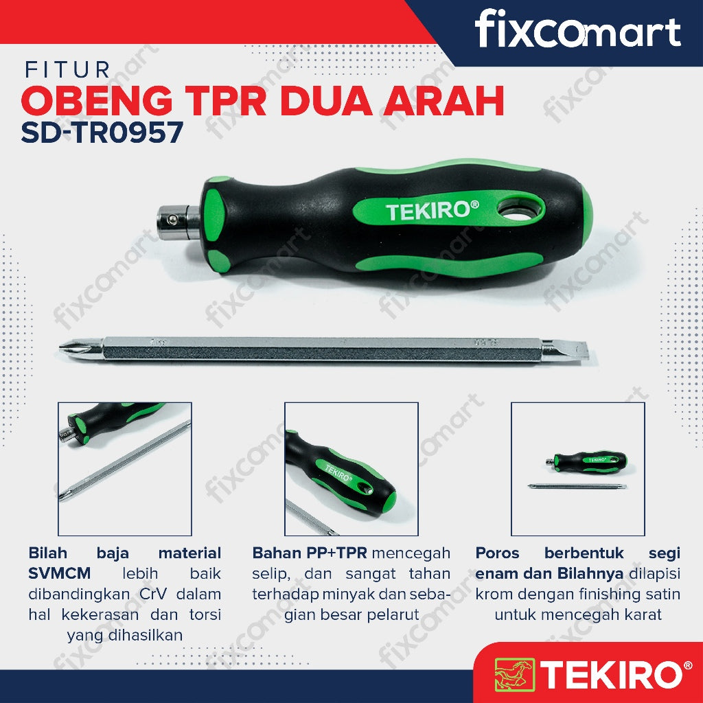 Tekiro Obeng Tpr Dua Arah / Tekiro Obeng 2 Arah