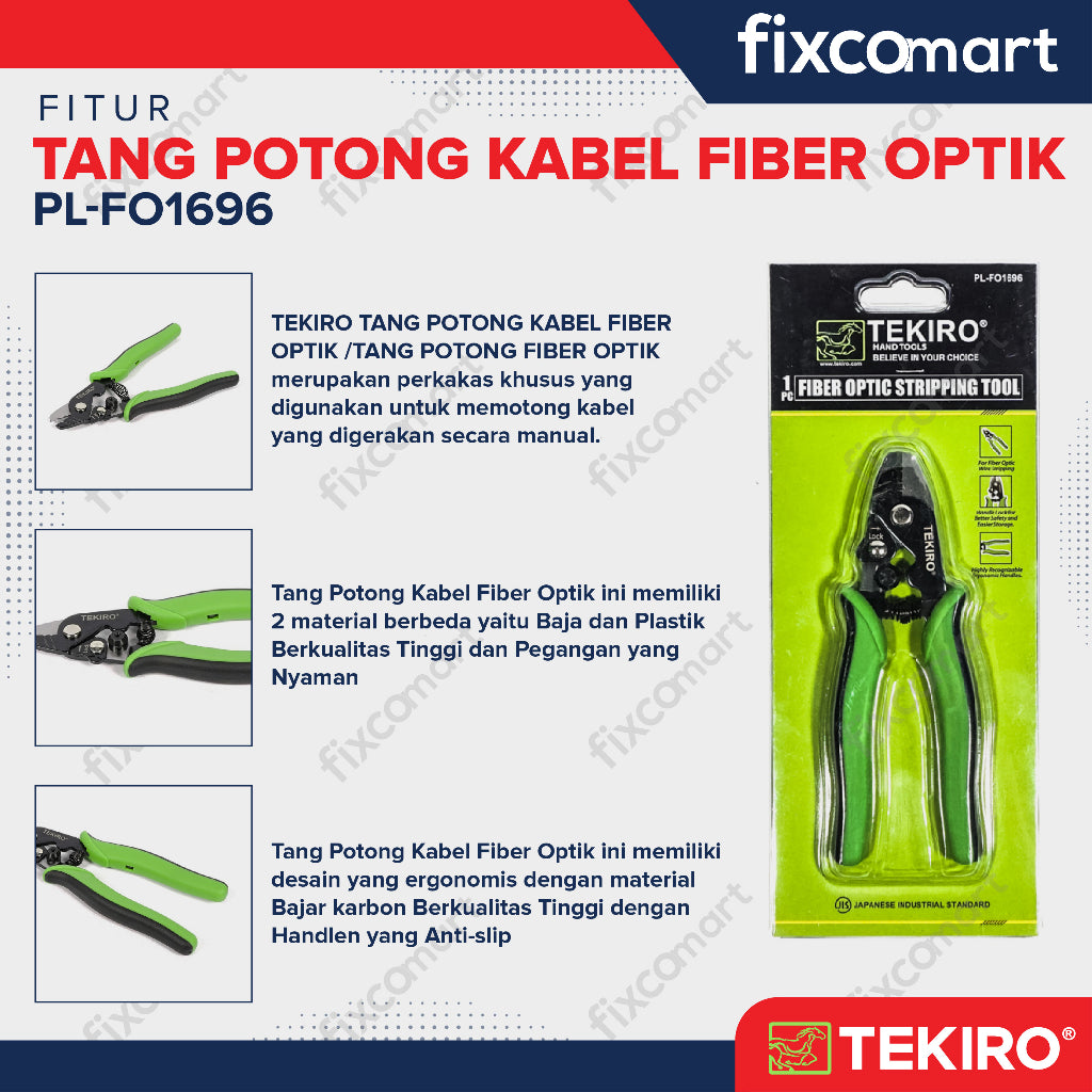 Tekiro Tang Potong Kabel Fiber Optik