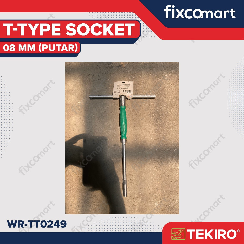 HARGA SPESIAL TEKIRO T-Type Socket 08 Mm (Putar)