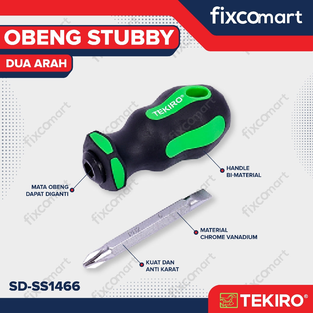 OBENG CEBOL STUBBY DUA ARAH TEKIRO