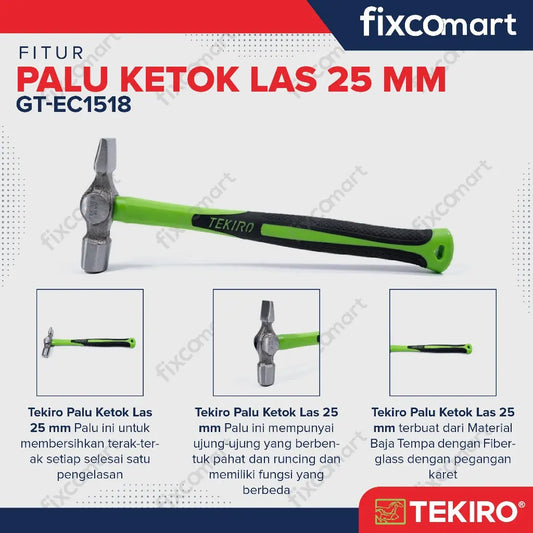 Tekiro Palu Ketok Las 25 mm / Palu Las FIXCOMART