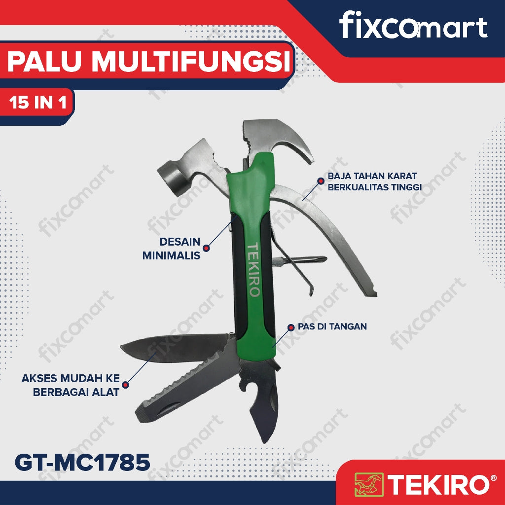 Tekiro Palu Multifungsi 15 in 1 - Kambing