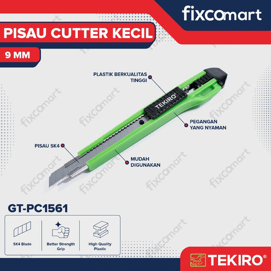 Tekiro Pisau Cutter 9 Mm / Tekiro Knife Cutter / Pisau Kecil