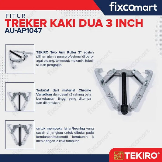 Tekiro Treker Kaki Dua 3 Inch / Tekiro Two Arm Puller FIXCOMART