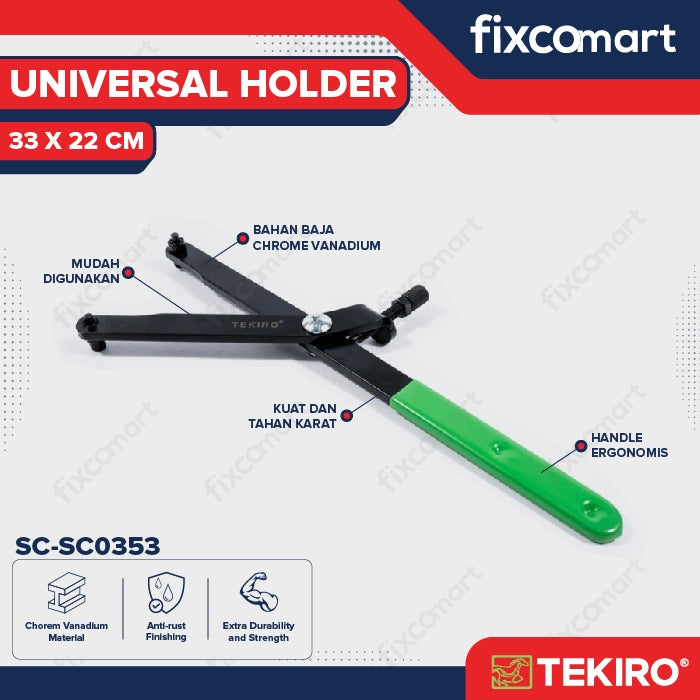Tekiro Universal Holder / Tahanan Kopling 33 X 22 Cm