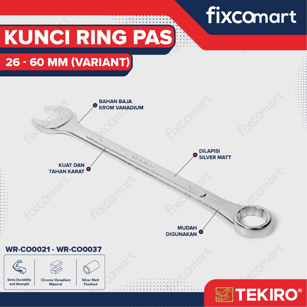 Tekiro Kunci Ring Pas 29 Mm
