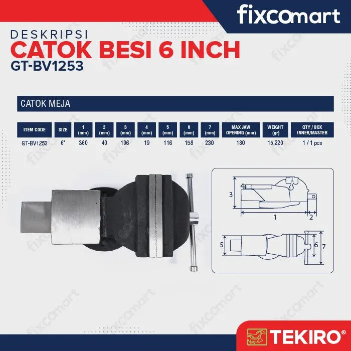 GENIUS Deep Impact Socket 1/2 Inch 14 mm 6PT FIXCOMART
