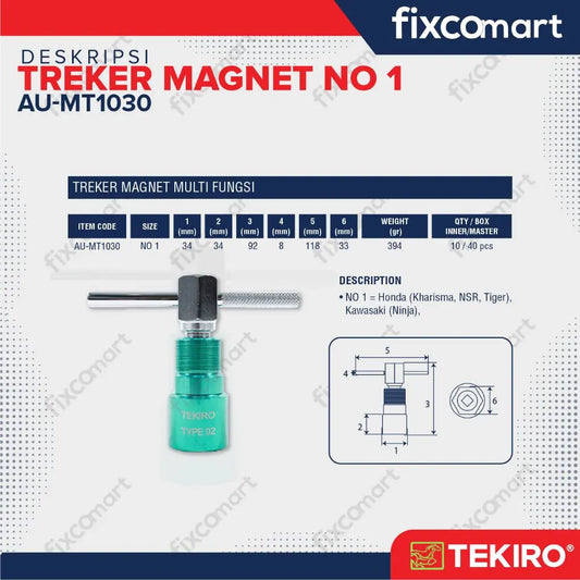 Tekiro Treker Magnet Multifungsi No 1 - Treker Motor FIXCOMART