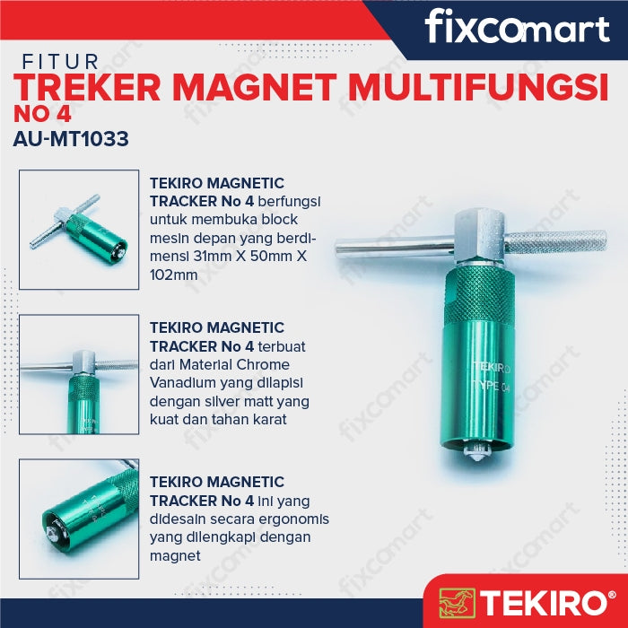 Tekiro Treker Magnet Multifungsi No 4 / Treker Motor Honda Neotech, Tiger