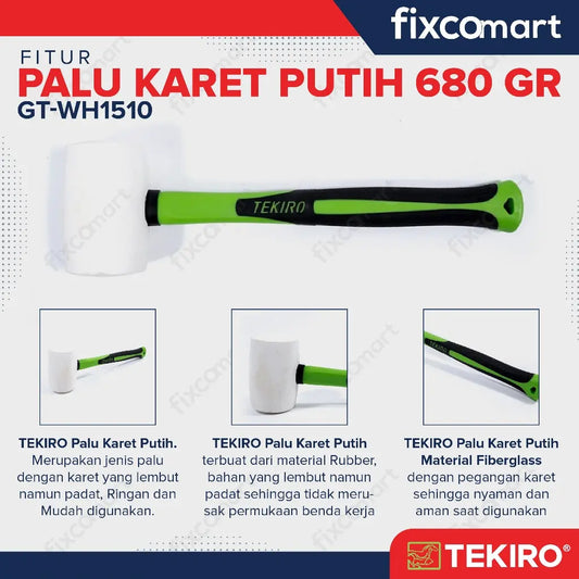 Tekiro Palu Karet 680G / Rubber Hammer FIXCOMART