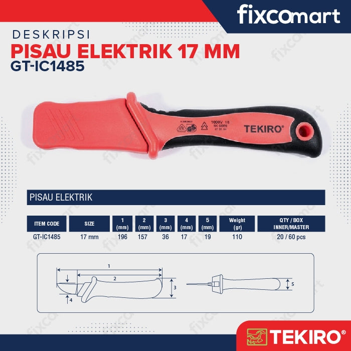 Tekiro Pisau Elektrik / Tekiro Insulation Cutter