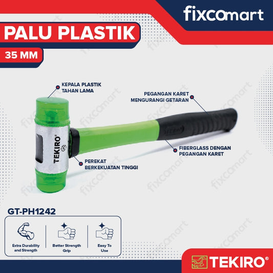 TEKIRO Palu Plastik Tekiro 35 Mm / Tekiro Double Plastic Hammer