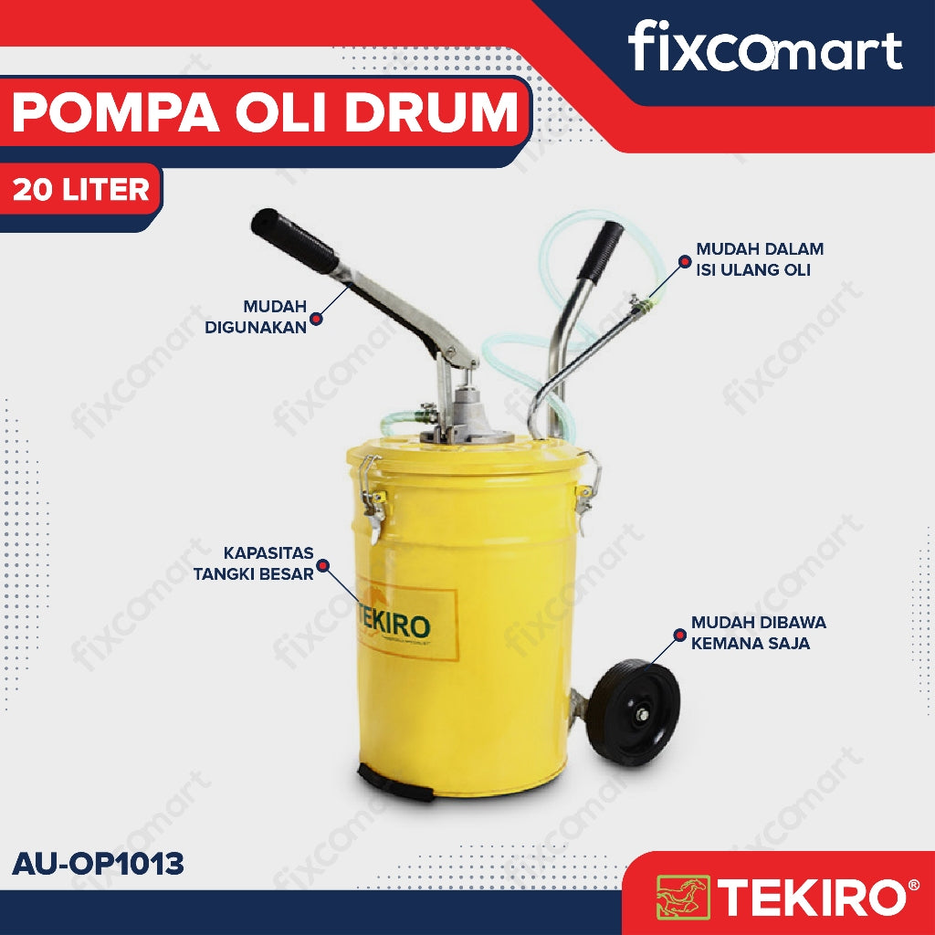 Tekiro Pompa Oli Drum 20 L / Hand Oil Pump