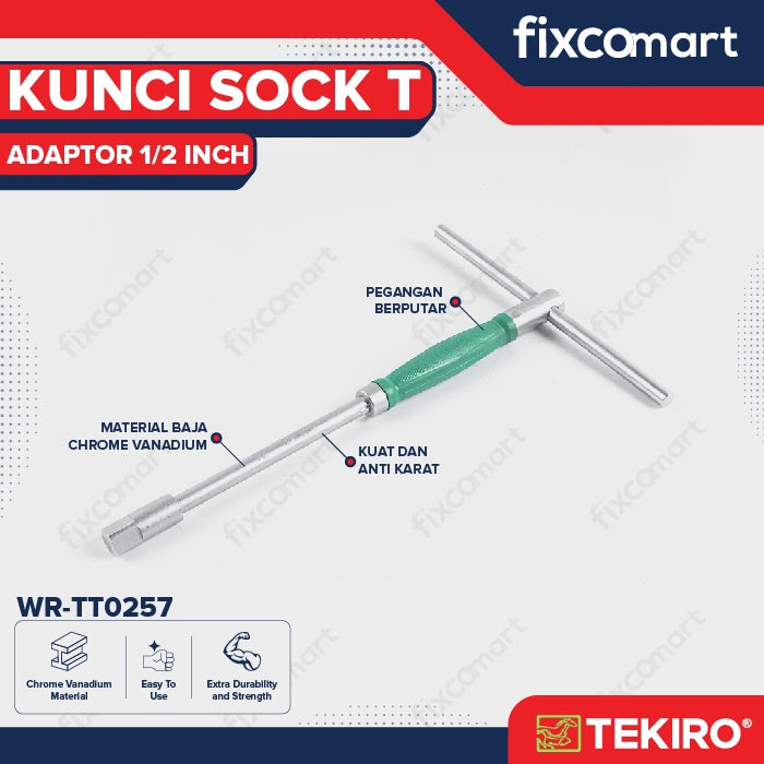 Tekiro Kunci Sock T Adaptor 1/2 Inch