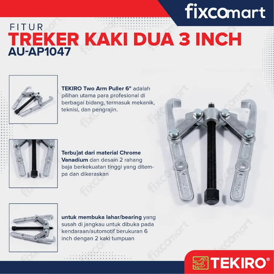 Tekiro Treker Kaki 2 / Two Arm Puller 6 Inch FIXCOMART