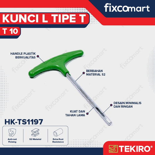 Tekiro Kunci L Model T / Tekiro T Shape Hex T10