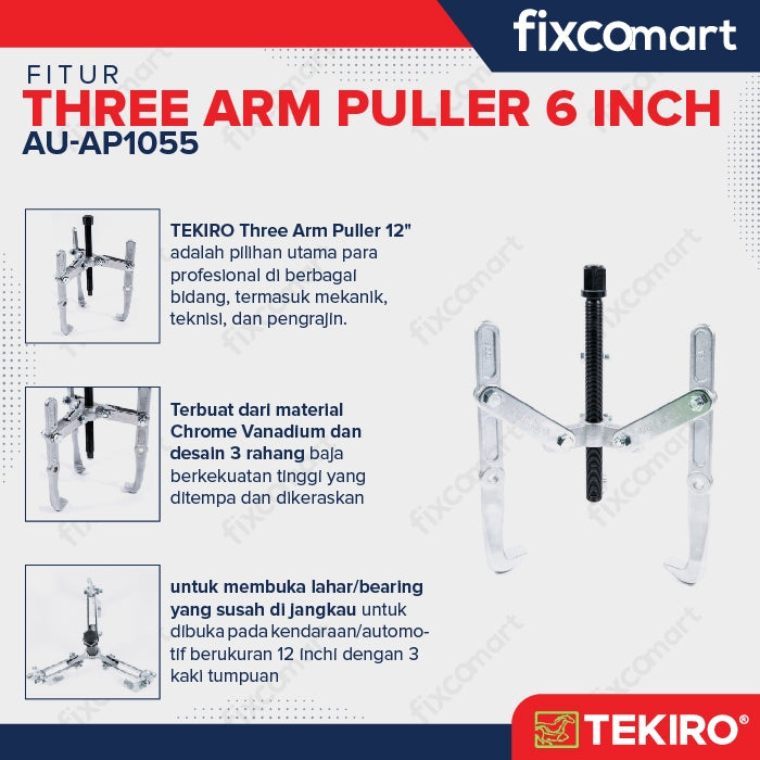 Tekiro Treker Kaki Tiga 6 Inch