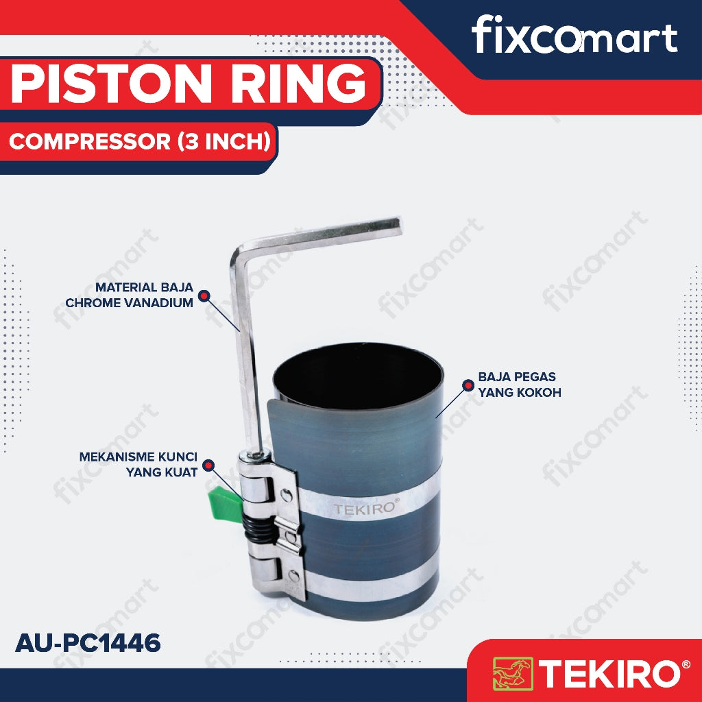 Tekiro Piston Ring Compressor 3 Inch / Ring Piston
