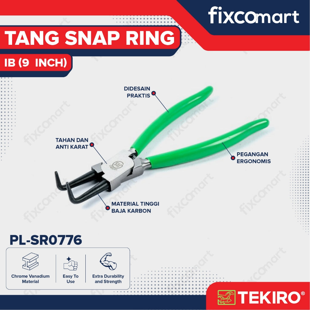 Tekiro Tang Snap Ring IB 9 Inch