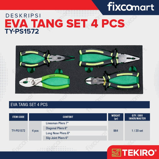 Tekiro Eva Tang Set 4 Pcs Tekiro Original
