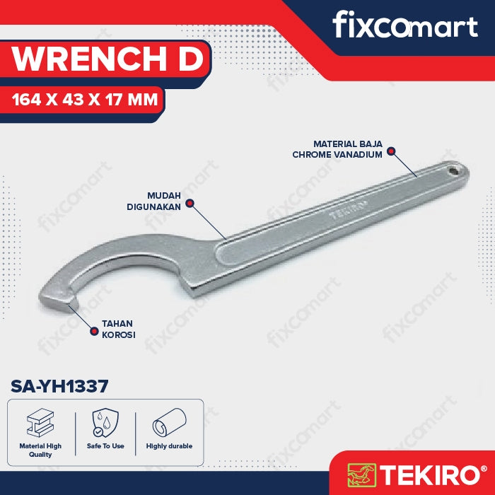 Tekiro Wrench D / Tekiro Kunci Komstir / Tekiro Special Tools