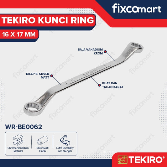 Tekiro Box End Wrench / Tekiro Kunci Ring16 X 17 MM