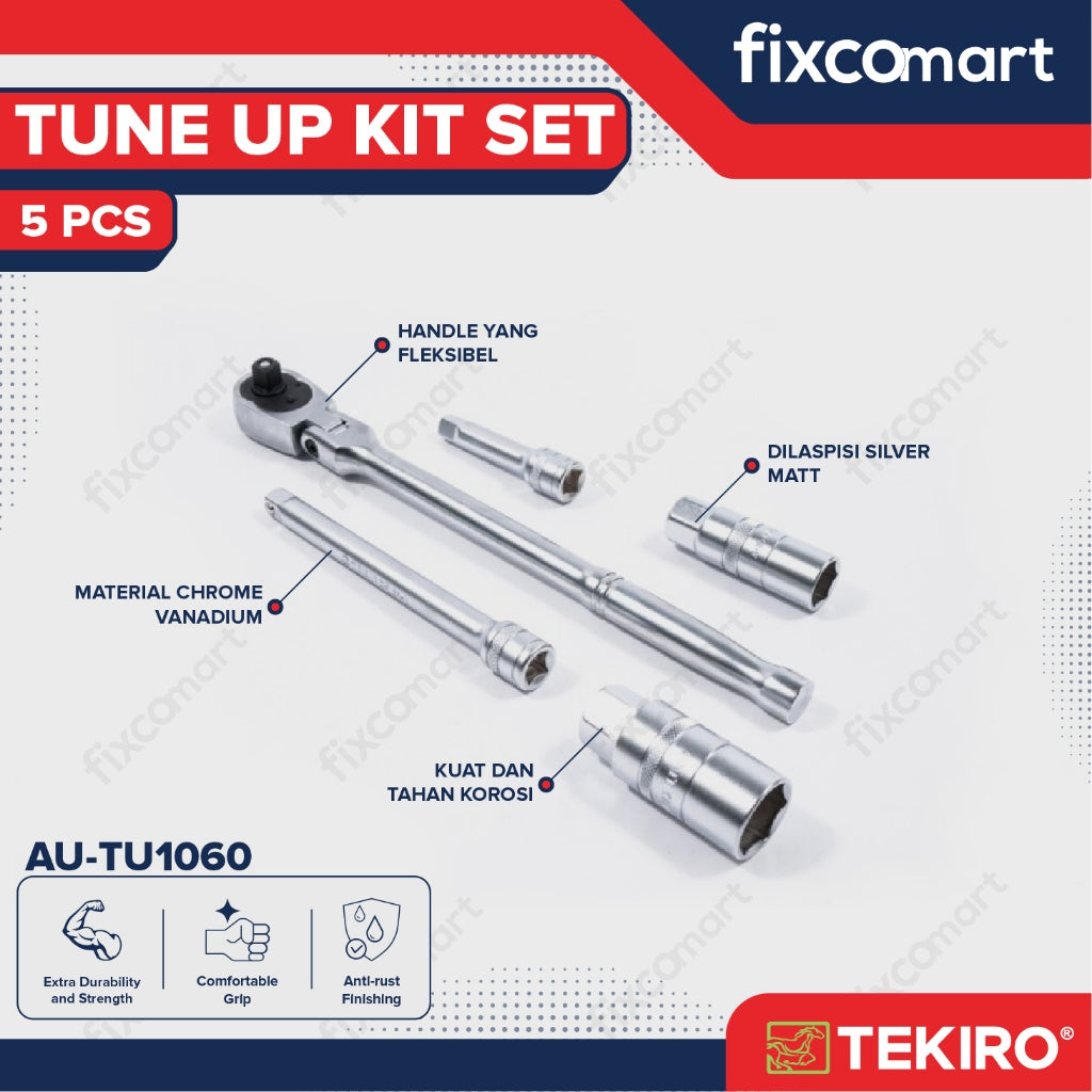 Tekiro Tune Up Kit 5 Pcs / Socket 3/8 Inch