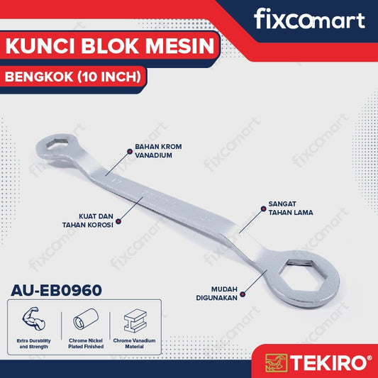 Tekiro Kunci Blok Mesin Bengkok 17 X 24 Mm