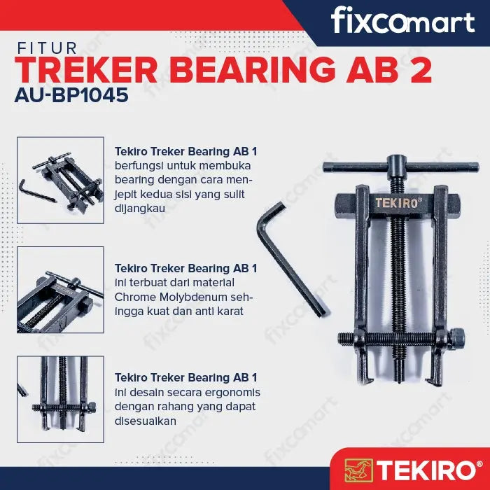Tekiro Bearing Puller Ab2 / Treker Bearing FIXCOMART