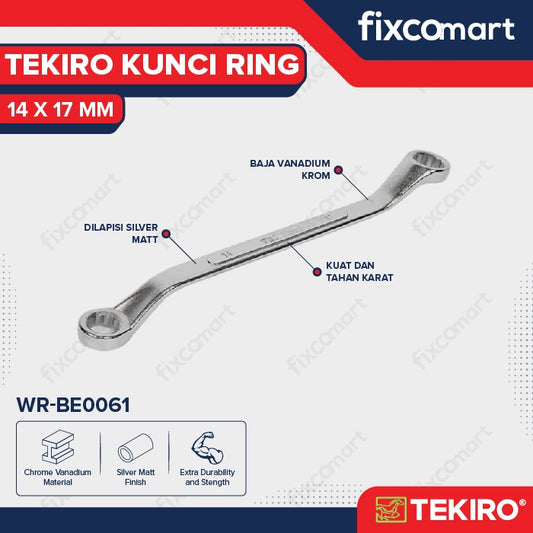 Tekiro Box End Wrench / Tekiro Kunci Ring 14 X 17 MM