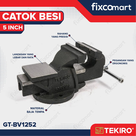 Tekiro Catok Besi 5" / Tekiro Ragum 5 Inch