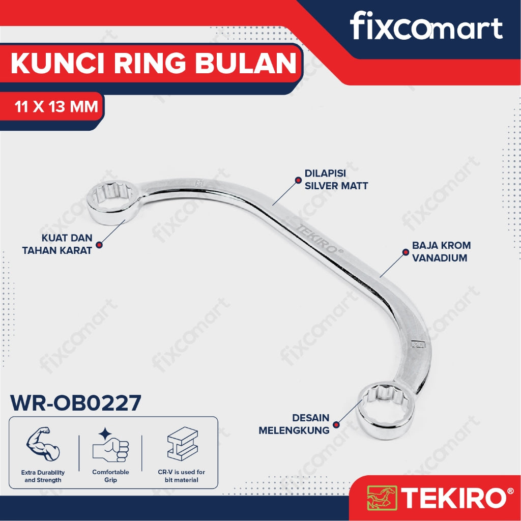 TEKIRO Kunci Ring Bulan Tekiro 11X13 mm