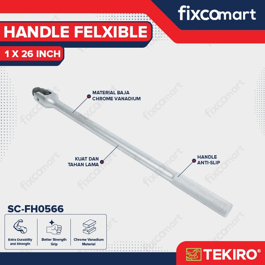 Tekiro Flexible Handle 1 X 26 Inch / Tekiro Gagang Ratchet Flexible