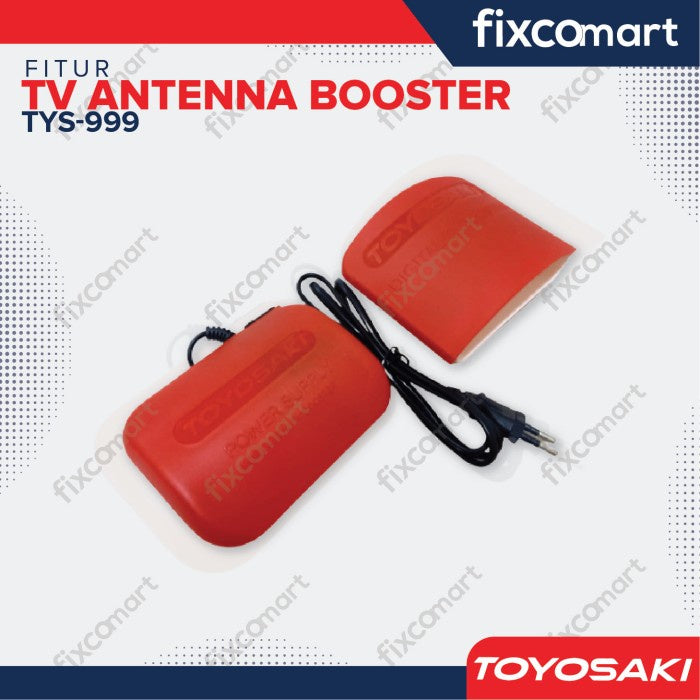 Booster Antena - Power Supply Penguat Signal TV TOYOSAKI TYS 999