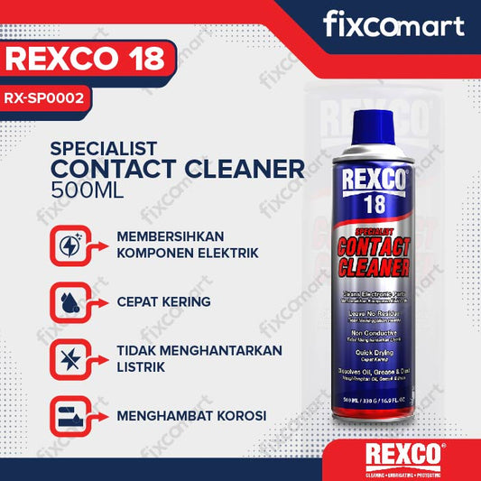 Rexco 18 Contact Cleaner / Cairan Pembersih Panel Elektrik  500 Ml