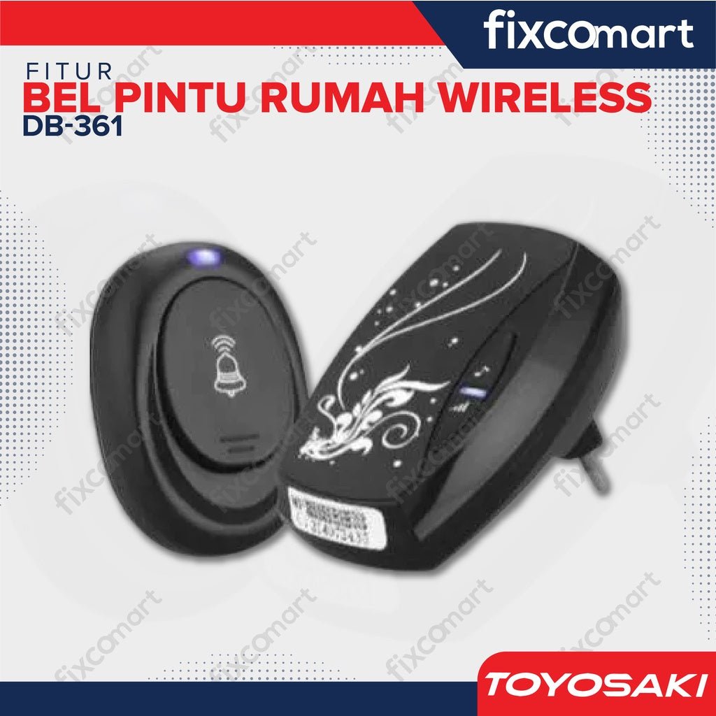 Bel Pintu Rumah WIRELESS Toyosaki DB-361
