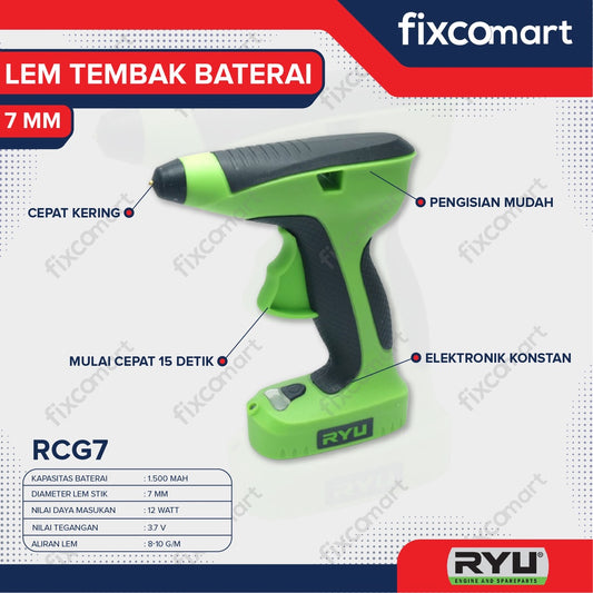RYU Cordless Glue Gun / Lem Tembak RYU